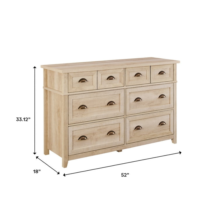 white christmas dresses Darlington 6 Drawer Dresser Warm White main image 1