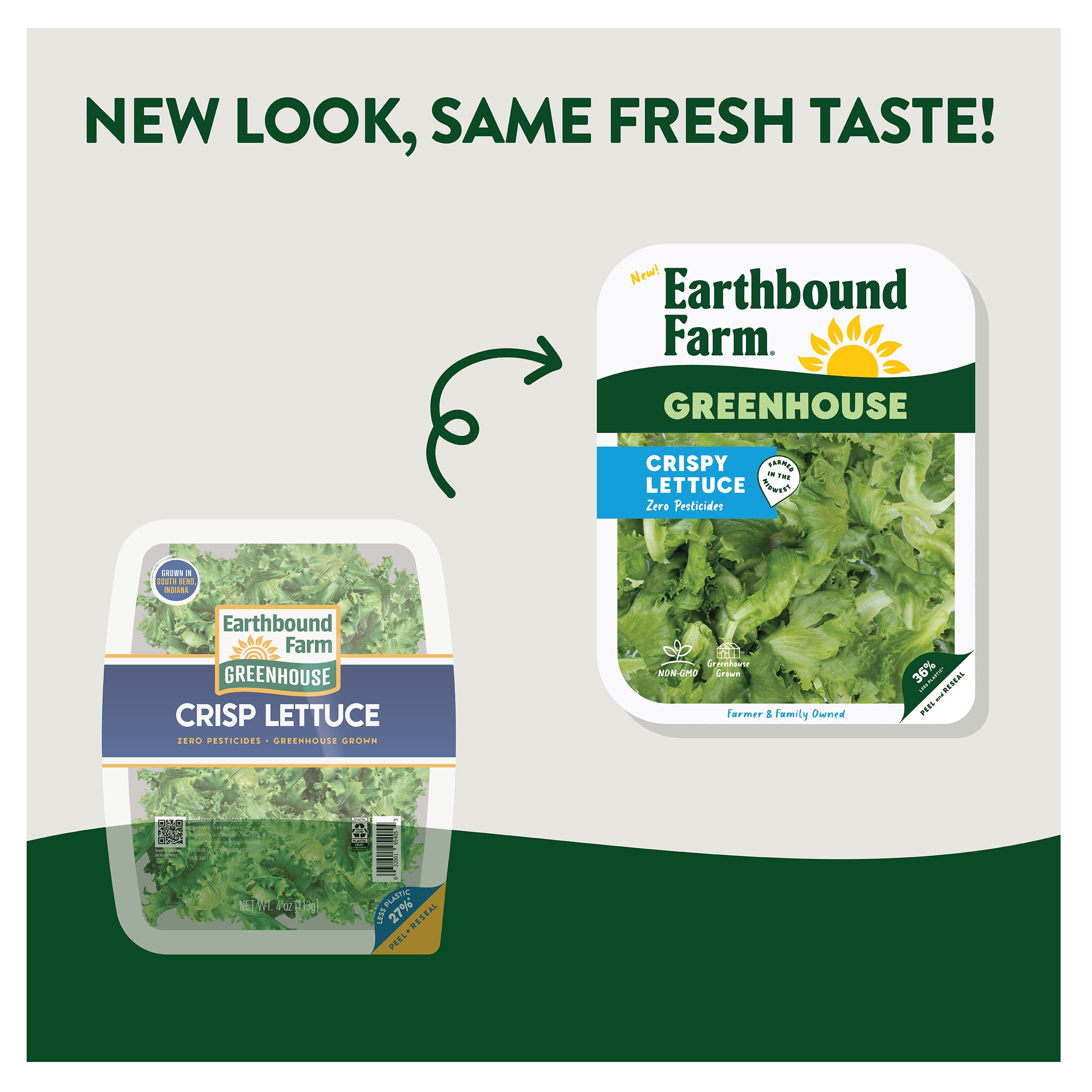 Earthbound Farm Crispy Greenhouse Lettuce 4 oz