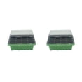 thumbnail image 4 of Monstrate Caja de 12 semillas para cultivo de plantas, cajas ventiladas, bandeja para plantar flores, cubierta de invernadero para germinación, 2piezas, 4 of 6
