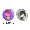 thumbnail image 4 of Cute Meowlting Melting Cat Ice Cream Cone Metal 0.75" Lapel Hat Pin Tie Tack Pinback, 4 of 5