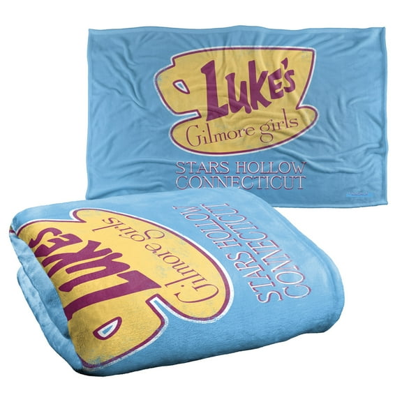 Gilmore Girls Lukes Cafe Sign Silky Touch Super Soft Throw Blanket 36' x 58'