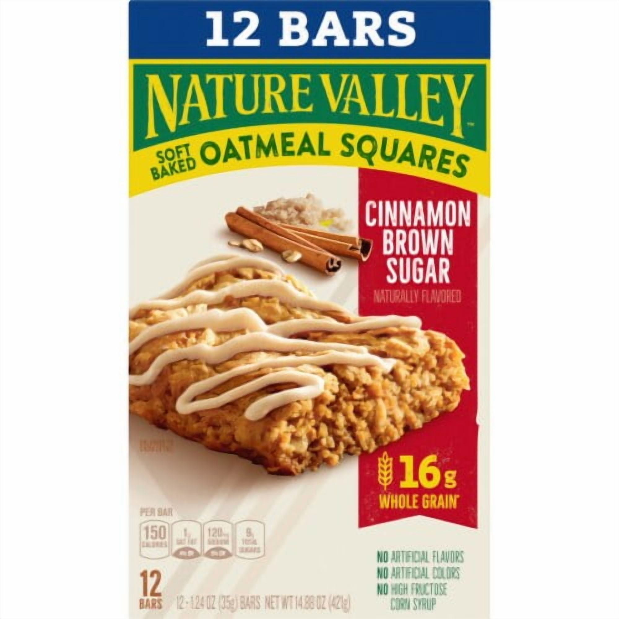 2X - Nature Valley Soft Baked Oatmeal Cereal Bars - 12ct/14.88oz
