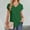 Green, variant on Tittly T Shirts for Women Spring Tops for Women Womens T Shirts V Neck Cap Short Sleeve Summer Tops Trendy 2025 Loose Casual Tshirts With Pocket Tshirts Shirts Basic Tees Green L