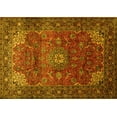 thumbnail image 1 of Ahgly Company Indoor Rectangle Persian Yellow Traditional Area Rugs, 2' x 4', 1 of 4