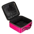 thumbnail image 6 of Tcbosik Professional High-Capacity Multilayer Portable Travel Makeup Bag Strap Rose Red, 6 of 7