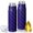 Blue and Black Checkered Pattern, variant on Yellow and Black Wavy Checkered Bullet Tumbler, Vacuum Insulated Reusable Thermal Bottle Bpa-free Pc Lid Gifts Ideas for Birthday Holiday Party