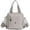 Khaki, variant on BadPiggies Nylon Crossbody Bag for Women Multi Pockets Waterproof Handbag Messenger Purses Travel Shoulder Bag - Gray