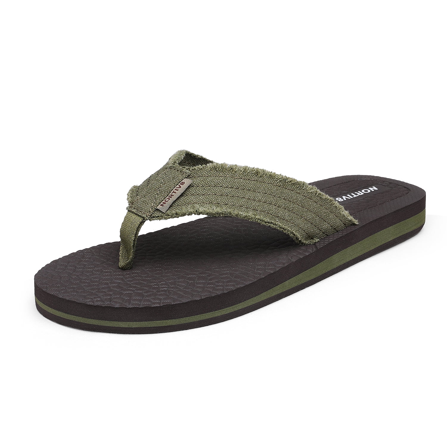 Nortiv8 Men's Flip Flops Beach Sandals Lightweight EVA Sole Comfort ...