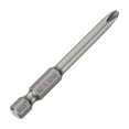 thumbnail image 3 of Uxcell PH2 Phillips Screwdriver Bit 1/4" Shank 65mm Long Magnetic S2 Steel 5mm Rod Screw Drill Bit, 3 of 7