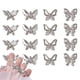 thumbnail image 1 of Adornos de mariposa plateada 3D para uñas, 12 piezas de aleación con forma de mariposa, brillantes cristales de circonita para decoración de uñas, accesorios para decoración de uñas., 1 of 6