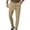 Khaki_001, variant on Domuza Linen Pants for Men Casual Elastic Waist Drawstring Beach Summer Pants Breathable Lightweight Tapered Slim Fit Trousers with Pockets Black L