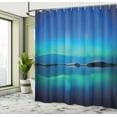 thumbnail image 5 of Ambesonne Nature Shower Curtain, Sky Scenery Lake, 69"Wx75"L, Violet Blue, 5 of 5