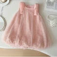 thumbnail image 2 of Moocorvic Girls Sequin Dress Ruffle Toddler Girl Kids Party Bridesmaid Wedding Short Dresses 2-3 Years,Pink, 2 of 4