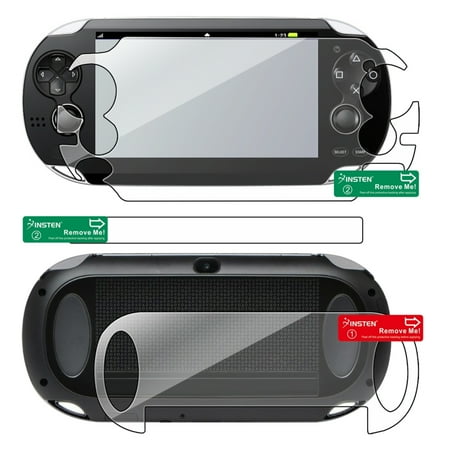 Insten 3-pack Full Body Front & Back Screen Protector For Sony PSP Vita