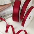 thumbnail image 3 of Tivamiko Single Face Satin Polyester Ribbon for Sewing, Crafts and Gifting, 100 Yard, 5/8 Inch, Wine Red, 3 of 6