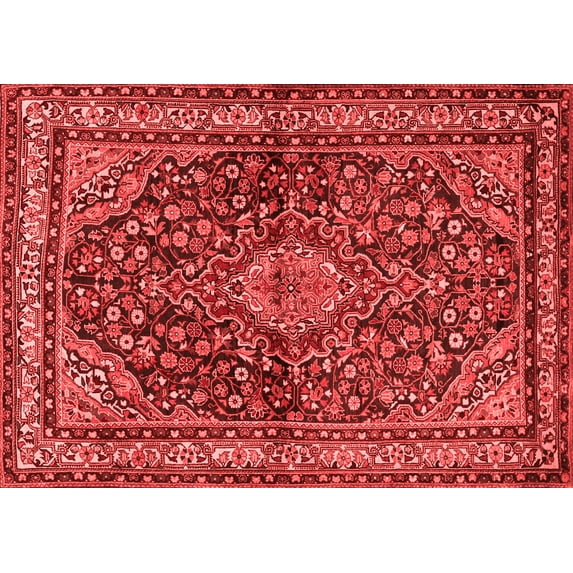 Ahgly Company Indoor Rectangle Persian Red Traditional Area Rugs, 2' x 3'