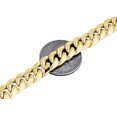 thumbnail image 5 of 10K Yellow Gold Semi Hollow 9 MM Miami Cuban Link Necklace Chain 34 inch, 5 of 5
