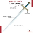 thumbnail image 7 of Armory Replicas King Solomon Foam Sword of Wisdom with Free Carrying Case – Hand-Painted Medieval Prop for Costumes & Cosplay, 7 of 7