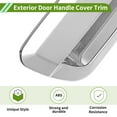 thumbnail image 5 of Exterior Door Handle Cover Trim Tailgate Door Handle Cover for Jeep Grand Cherokee 2014-2020 Electroplating Color 1 Pc, 5 of 7