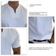 thumbnail image 4 of Camisa de manga corta para hombre Fitness, Camisa de manga corta para hombre con cuello en V para gimnasio Camisa de manga corta para hombre Diseño revolucionario, 4 of 4