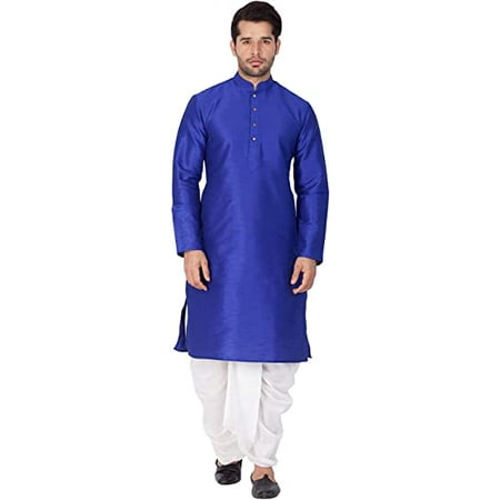 

Royal Kurta Royal Men s Silk Desginer Dhoti Kurta Set (38; Multi 2)