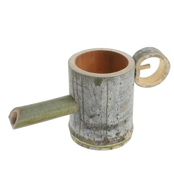 KALLORY Bamboo Water Fountain Outdoor Decor Multi Colored Fountain for Indoor and Outdoor Use 29.5 Inch