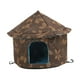 thumbnail image 1 of Casa cálida para perros pequeños Sunnimix Refugio de gatos callejeros Redondo L Marrón, 1 of 8