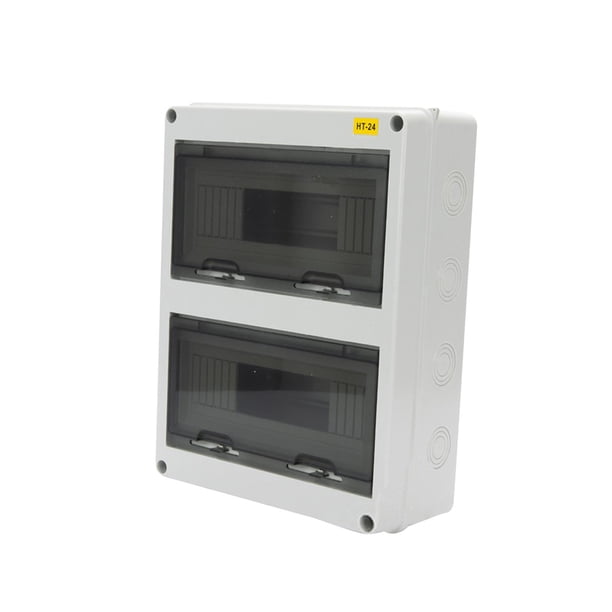 Caja de protección de distribución de 15/18/24 vías para fuente de alimentación, caja de conexiones electrónicas HT 24