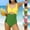 Style2-Green girl swimsuits, variant on Girls Swimsuit One Piece Summer Bikini Dress with Swim Bottom Floral Skirt Bathing Suits Beach Swimwear Swimming Dress 3-16 Years