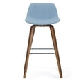 thumbnail image 2 of WyndenHall  Cacey Mid Century Modern Bentwood Counter Height Stool (Set of 2) - 20.7'' x 21.1'' x 36.6 Denim Grey Natural Finish Counter Height Wood,, 2 of 5