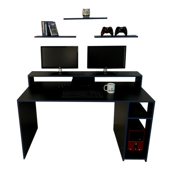 Escritorio Gamer DECOMOBIL ESCG-3RG Azul