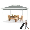 thumbnail image 6 of AVAWING 11x11 ft Outdoor Pop-up Canopy, Party Tent, Patio Wedding Tent, Gray & White, 6 of 7