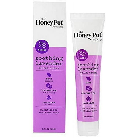 The Honey Pot Company Vulva Cream Soothing Lavender - 1 oz, 3 Pack