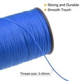 thumbnail image 4 of Thin Waxed Thread 175 Yards 0.45mm Polyester String Cord for Machine Sewing Hand Quilting Weaving, Blue, 4 of 5