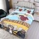 thumbnail image 3 of Sr. Birchum Conjunto de sábanas temático, trío de piezas, cómodo y amigable con la piel, diseño único, regalo de decoración para el hogar para familiares, amigos y fans,173cm *218cm, 3 of 6