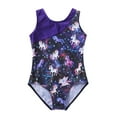 thumbnail image 3 of YONGHS Kids Girls One-Piece Leopard Printed Leotard Ballet Dance Gymnastics Bodysuit, 3 of 7