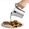 thumbnail image 2 of 1pc Kitchen Thermal Gravy Boat Insulated Sauce Serving Jug w/ Lid 450ml, 2 of 6