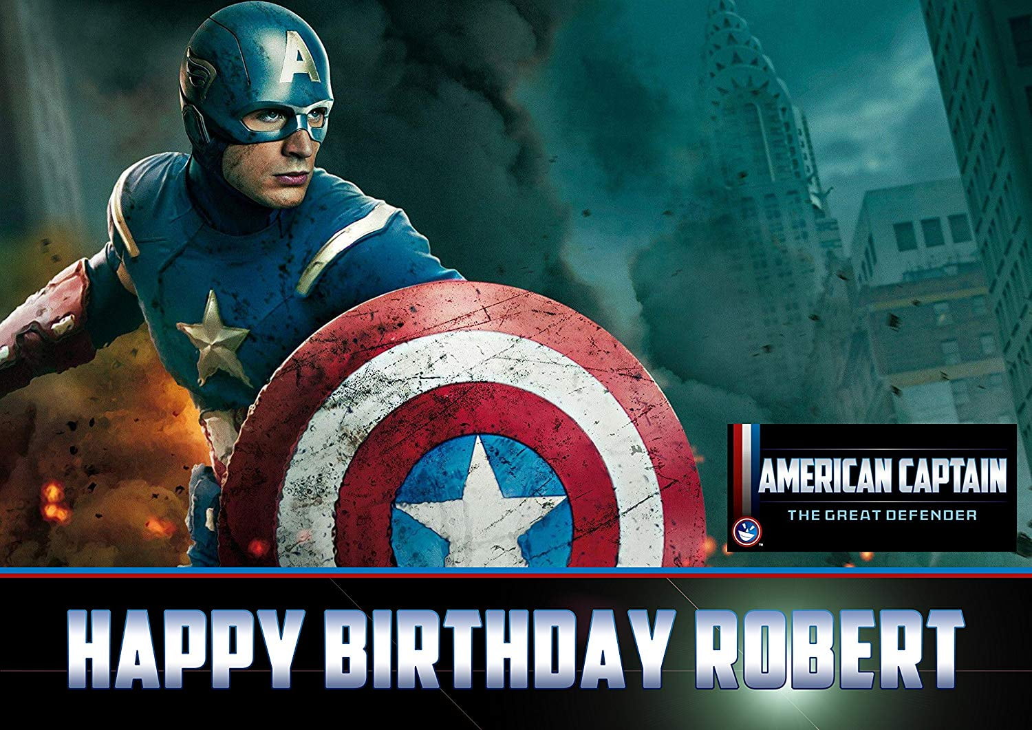 captain america tree topper