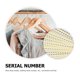 thumbnail image 3 of 50 hojas de pegatinas numeradas, pegatinas adhesivas con números, pegatinas para clasificar ropa., 3 of 6