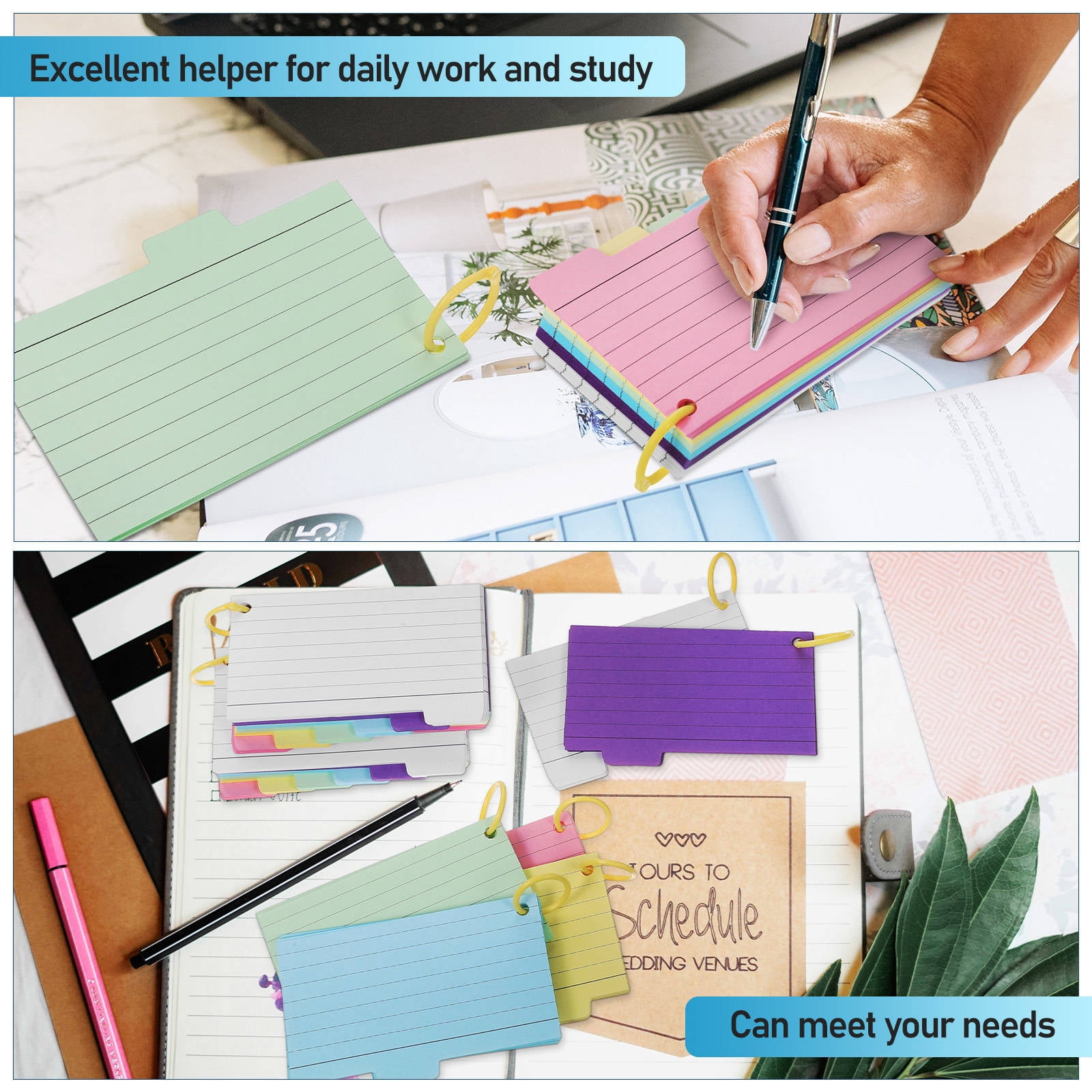 FRCOLOR  450 Pcs Small Memo Pads Spiral Notebooks College Ruled Colorful Baby