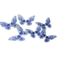 thumbnail image 2 of Crystal Candy Delft Blue Edible Butterflies - Pack of 22, 2 of 6