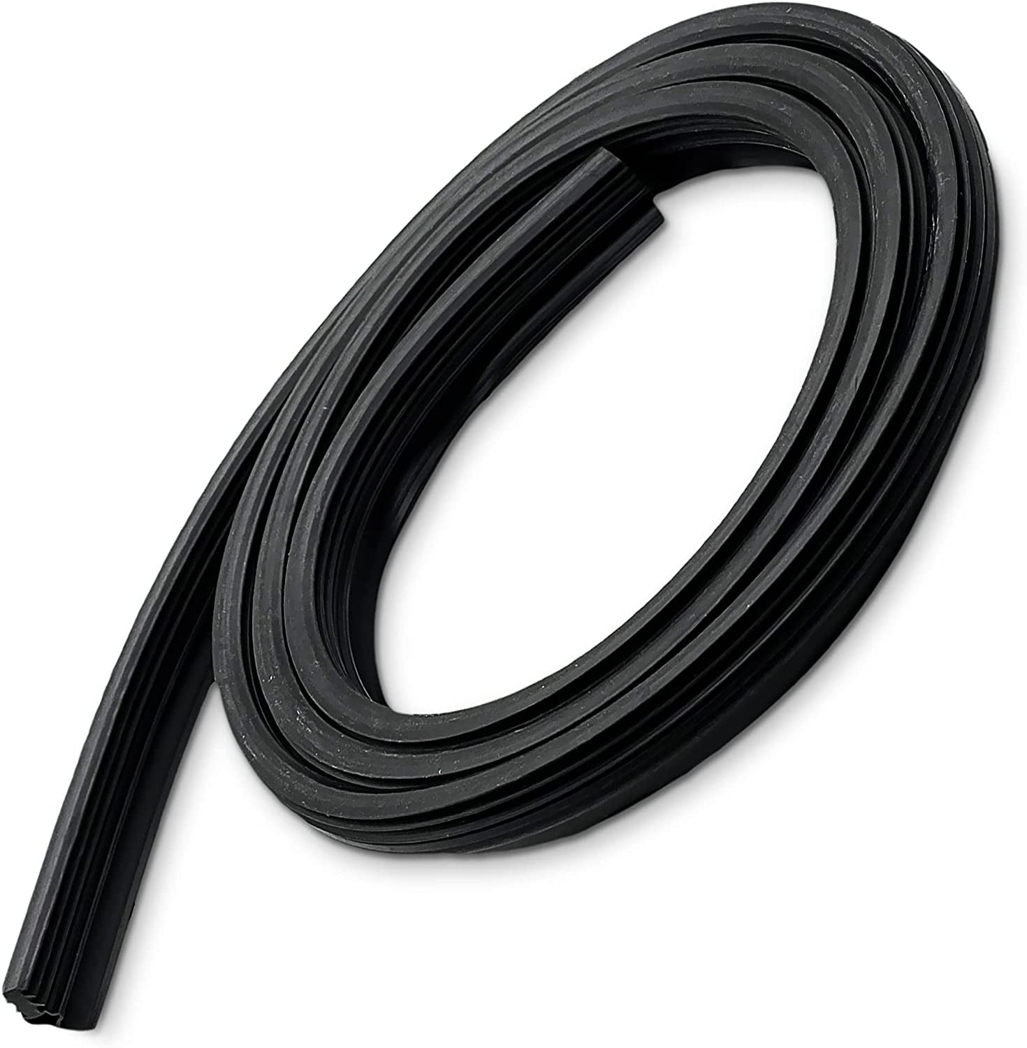 Whole Parts DD6200043A Dishwasher Front Tub Door Seal Gasket (Black