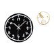 thumbnail image 1 of Reloj de pared silencioso, sin , decorativo, moderno, acrílico, diseño de con números, bola de cristal, estatua, escultura de hierro, fo, 1 of 8