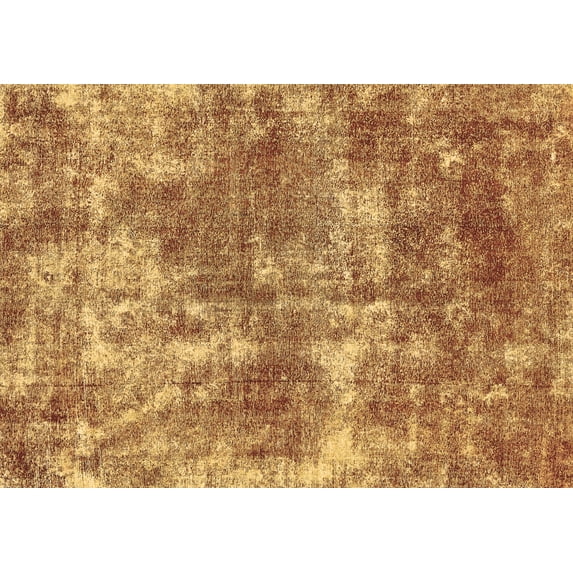 Ahgly Company Indoor Rectangle Abstract Brown Modern Area Rugs, 3' x 5'