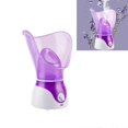 thumbnail image 1 of Vaporizador facial, pulverizador de vapor para rostro, sauna facial e inhalador, inhalador de vapor profesional, enchufe de la UE, morado, 1 of 5