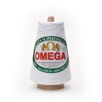 SUPERFINA NO.30 [240grs] by Omega - 100% Mercerized Cotton Yarn ideal for Fine Crochet - Color: 01 - White BCO