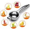thumbnail image 4 of Metal Stainless Steel Lemon Squeezer, Manual Press Citrus Juicer, Lime Squeezer For Squeeze The Freshest Juice, 4 of 6