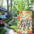 thumbnail image 4 of PHYHOO Garden Flag Double Sided, Small Vertical Floral Flower Garden Yard Flags for Seasonal Outside Outdoor House Decoration White, 4 of 6