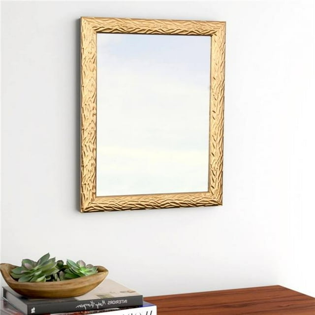 Spazio 7022-1 Turero Gilded Wall Mirror, Gold
