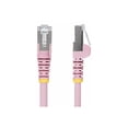 thumbnail image 2 of STARTECH 50FT PINK CAT6A ETHERNET CABLE, SNAGLESS RJ45, 10G, 100W POE, S/FTP, LS, 2 of 4